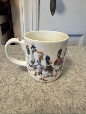 Royal Worcester Wrendale Designs 14 oz Mug - Duck The Halls. "